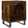 vidaXL sengebord 40x35x50 cm konstrueret tr&aelig; r&oslash;get egetr&aelig;sfarve