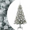 vidaXL Kunstig juletr&aelig; med kugler 120 cm 150 LED'er Varm hvid