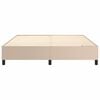 vidaXL Boxspring sengeramme 180x200 cm kunstl&aelig;der cappuccinofarvet