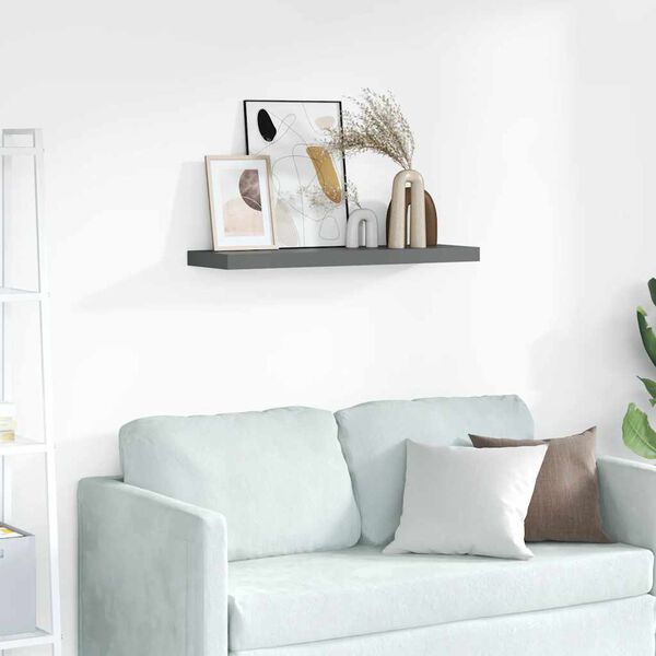 vidaXL gallerihylder 2 stk. 80x9x3 cm MDF gr&aring;