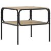 vidaXL Sidebord Sonoma-eg 100 x 50 x 46 cm Konstrueret tr&aelig;