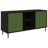 vidaXL TV-skab GELEEN 102 x 33 x 51 cm Sort eg Konstrueret tr&aelig;