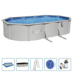 Bestway Hydrium fritst&aring;ende pool 610x360x120 cm oval