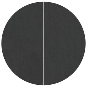 vidaXL Pool Bundark Sort &Oslash; 244 cm Non-woven stof