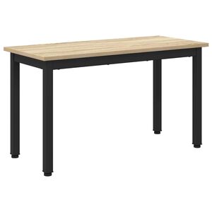vidaXL b&aelig;nk Sonoma-eg 80 x 35 x 45 cm Konstrueret tr&aelig;