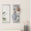 vidaXL V&aelig;gmonteret Jakkeholder V&aelig;gmonteret Beton Gr&aring; 30 x 1,5 x 80 cm