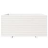 vidaXL plantekasse 100x100x49,5 cm massivt fyrretr&aelig; hvid