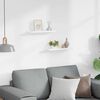 vidaXL gallerihylder 2 stk. 40x9x3 cm MDF hvid