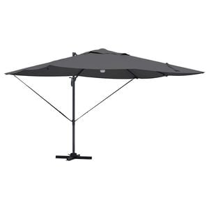 vidaXL Parasol Antracit 351 x 250 x 253 cm Polyester og Aluminium