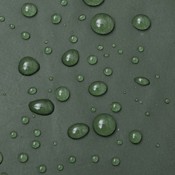 vidaXL Vandtæt, kraftig, lang regnfrakke med hætte Grøn XXL