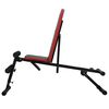 vidaXL justerbar maveøvelsesbænk med vægtstang- og håndvægtsæt 30,5 kg