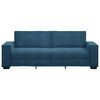 vidaXL 3-personers sofa 220x78x84 cm velour bl&aring;