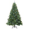 vidaXL Kunstigt juletr&aelig; med 300 LED'er Gr&oslash;n 240 cm PE og PVC
