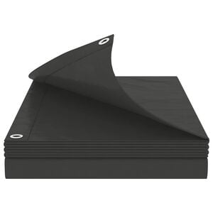 vidaXL Presenning med &oslash;jer Antracitgr&aring; 2 x 3 m 90 gsm PE