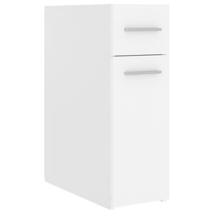 vidaXL apotekerskab 20x45,5x60 cm konstrueret tr&aelig; hvid