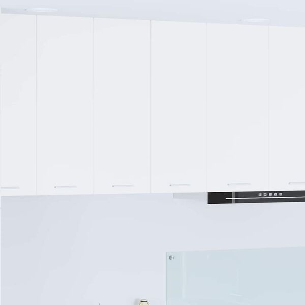 vidaXL H&aelig;ngeskab med opbevaring Hvid 30 x 31 x 80 cm Konstrueret tr&aelig;