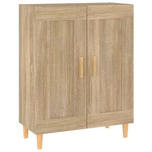 vidaXL sk&aelig;nk 69,5x34x90 cm konstrueret tr&aelig; sonoma-eg