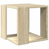 vidaXL sofabord 32x32x30 cm konstrueret tr&aelig; sonoma-eg