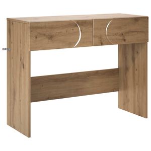 vidaXL Konsolbord Artisan-eg 96,5 x 38 x 75 cm Konstrueret tr&aelig;