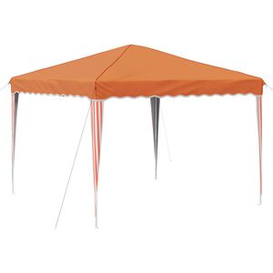 vidaXL Pop-up Festtelt 288 x 288 x 245 cm Orange Oxford stof