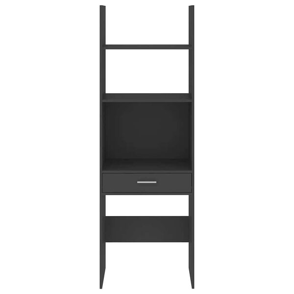 vidaXL bogreol 60x35x180 cm konstrueret tr&aelig; gr&aring;