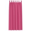 vidaXL M&oslash;rkl&aelig;gningsgardiner med ringe 2 pcs Lys Pink 260 x 140 cm