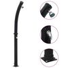 vidaXL soldrevet bruser 214 cm 20 l sort