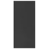 vidaXL bogreol/skænk 66x30x130 cm konstrueret træ sort