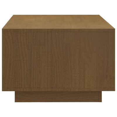 vidaXL sofabord 110x50x33,5 cm massivt fyrretræ honningbrun