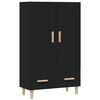 vidaXL skab 70x31x115 cm konstrueret tr&aelig; sort