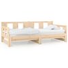 vidaXL daybed med udtr&aelig;k 2x(90x200) cm massivt fyrretr&aelig;