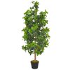 vidaXL kunstig plante laurb&aelig;rtr&aelig; med urtepotte gr&oslash;n 120 cm