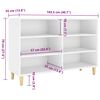 vidaXL skænk 103,5x35x70 cm konstrueret træ hvid