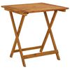 vidaXL foldbart havebord 70 x 70 x 75 cm massivt akacietr&aelig;