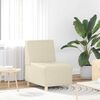 vidaXL Modulsofa enhed uden arme 2 pcs Creme 55 x 74 x 82 cm