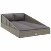 vidaXL solseng 110x200 cm polyrattan gr&aring;