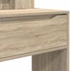 vidaXL Sovev&aelig;relsessminkeborde med skuffe Sonoma eg 80 x 39,6 x 135 cm