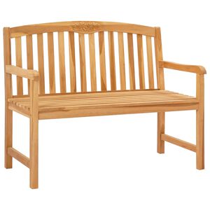 vidaXL H&aring;ndsk&aring;ret Rosenb&aelig;nk 114 x 60,5 x 95 cm Massiv Teaktr&aelig;