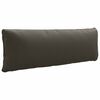 vidaXL 1-delte rygpuder PUTTEN 100% polyester Antracit