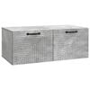 vidaXL V&aelig;gh&aelig;ngt TV-skab Betongr&aring; 78,5 x 41 x 30 cm Konstrueret tr&aelig;