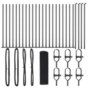 vidaXL Hegnsp&aelig;l Gr&aring; 50 x 0,4 m (19 x 19 mm mesh) St&aring;l og PVC