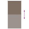 vidaXL rullegardin m&oslash;rkl&aelig;gning 70x175 cm stofbredde 65,7 cm polyester