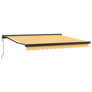 vidaXL Udtr&aelig;kkelig markise Sandfarvet 300 x 250 cm Stof og Metal