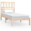 vidaXL sengeramme 100x200 cm massivt fyrretr&aelig;