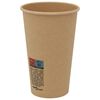 vidaXL kaffekopper af papir 1000 stk. 16oz 400ml brun