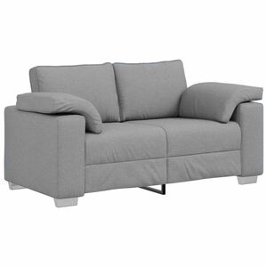 vidaXL Sofa Lysegr&aring; 160 x 80 x 82 cm Stof