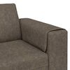 vidaXL Stue Sofa 3 pcs M&oslash;rkegr&aring;