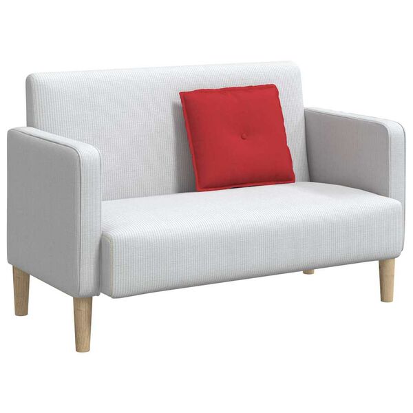 vidaXL Rygpude R&oslash;d 50 x 19 x 45 cm Stof