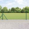 vidaXL Hegnsp&aelig;l Gr&oslash;n 25 x 0,5 m (13 mm maske) St&aring;l
