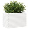 vidaXL plantekasse 70x40x46 cm massivt fyrretr&aelig; hvid